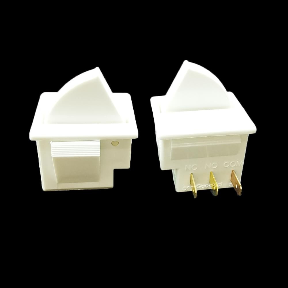 2Pcs Refrigerator Door Light Switch Compatible for GE Whirlpool, Maytag, Admi...