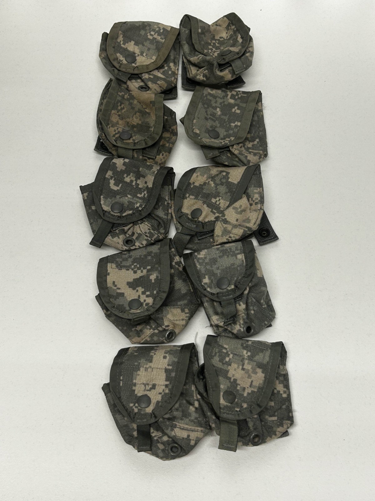 (10 Pack) ACU UCP Army USGI Molle II Grenade Frag Pouch NSN 8465-01-525-0589