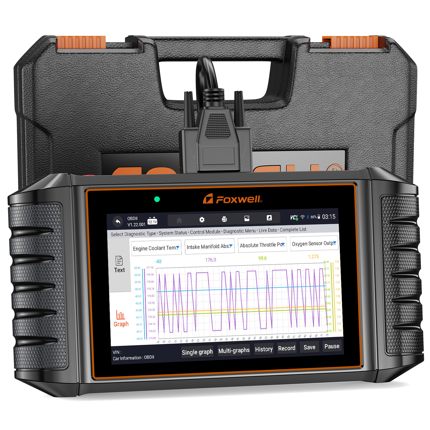 FOXWELL NT710 For VW Car OBD2 Scanner ECU CODING Car Diagnostic Tool Active Test