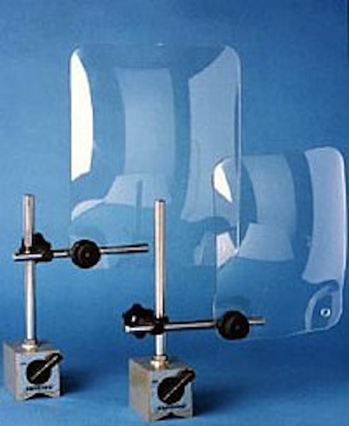 FLEXBAR Lexan Concave Shields,12 x 16,Ctn of 3 - #13096-L
