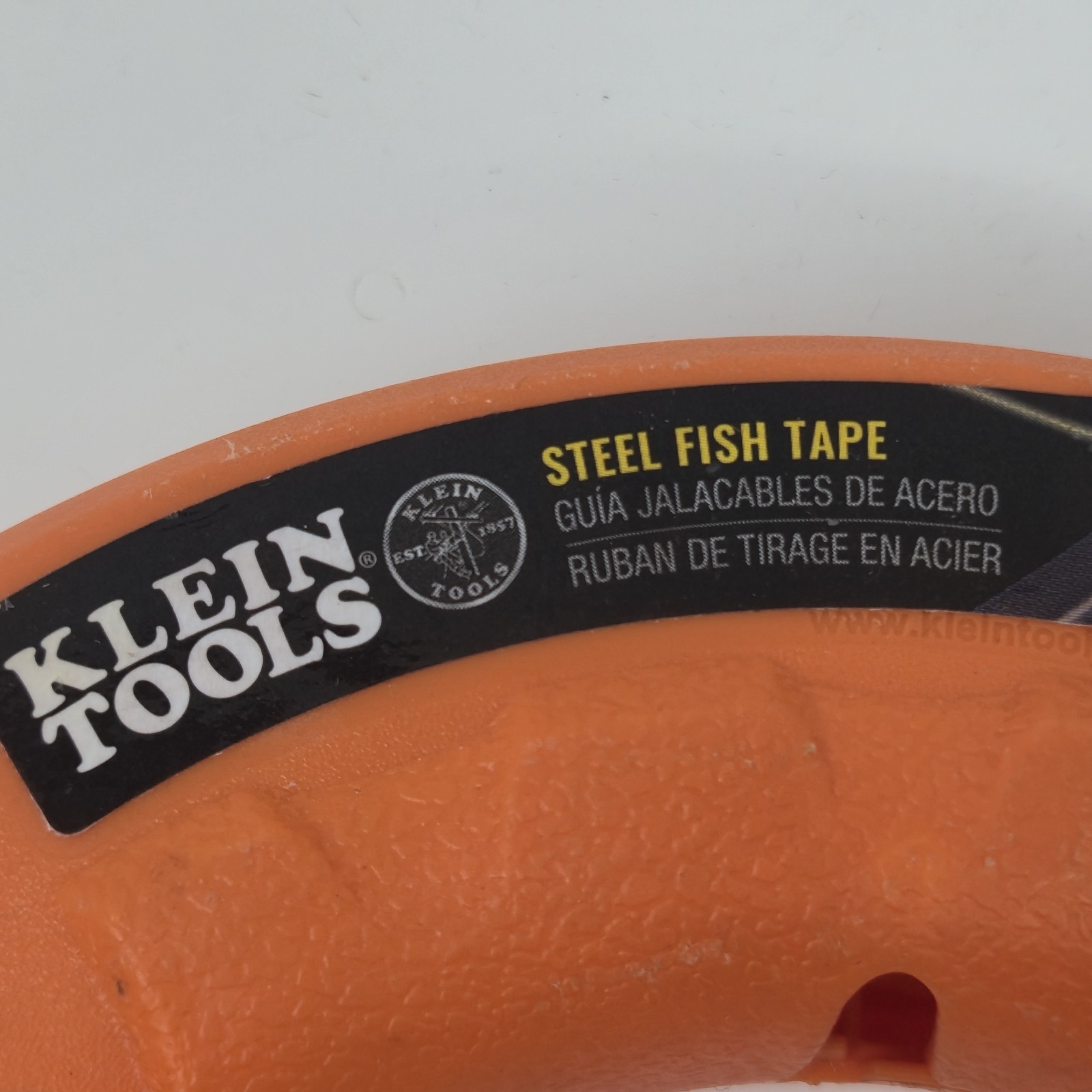 Klein Tools 56002 Electrical Fish Tape Wire Puller Steel Leader 65ft