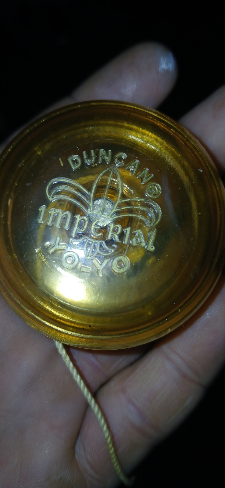 Duncan Imperial Yo-Yo Transparent Gold Amber