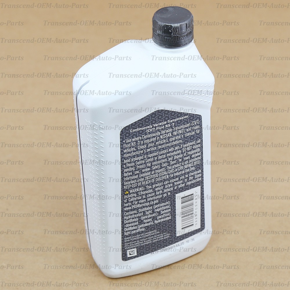 999MP-CSHNS2 GENUINE OEM CVT CONTINUOUSLY VARIABLE TRANSMISSION FLUID 6QT BOTTLE