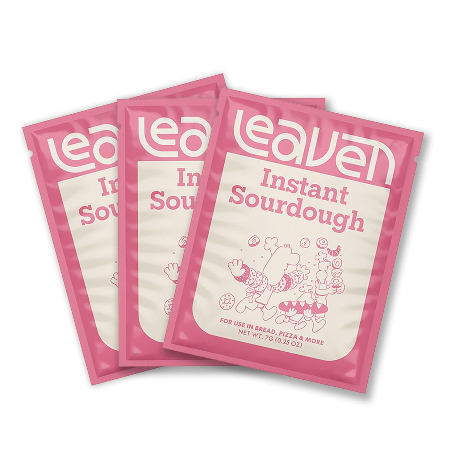 Instant Sourdough (0.25Oz Packets) 3-Pack - Bakes up to 21 Breads - the 1St and