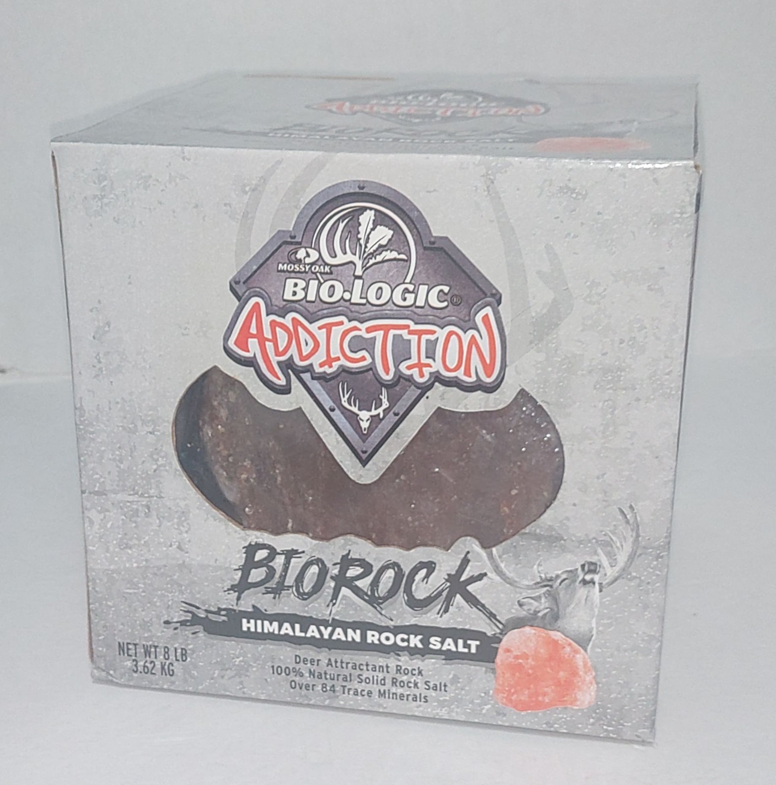 Mossy Oak Bio-Logic Addiction Himalayan Rock Salt Deer Attractant NIB