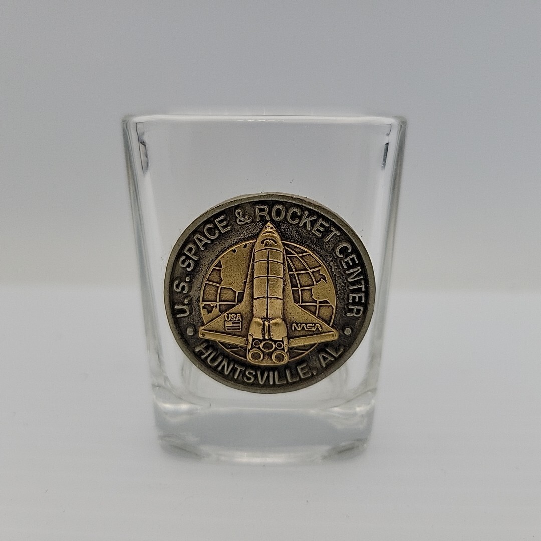 Collectible NASA U.S. Space & Rocket Center Huntsville AL Souvenir Shot Glass