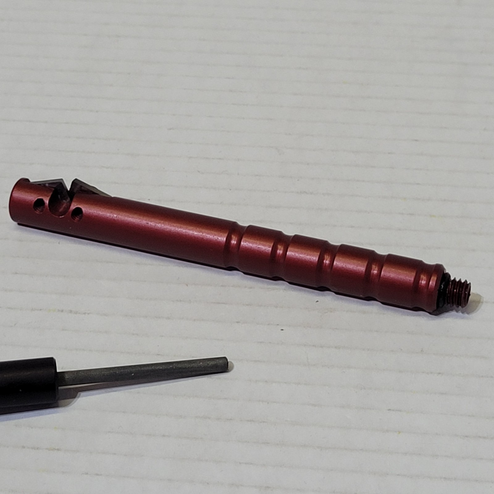 Case Tactical Sharpening Rod Knife Sharpener - Red / Black, #50302