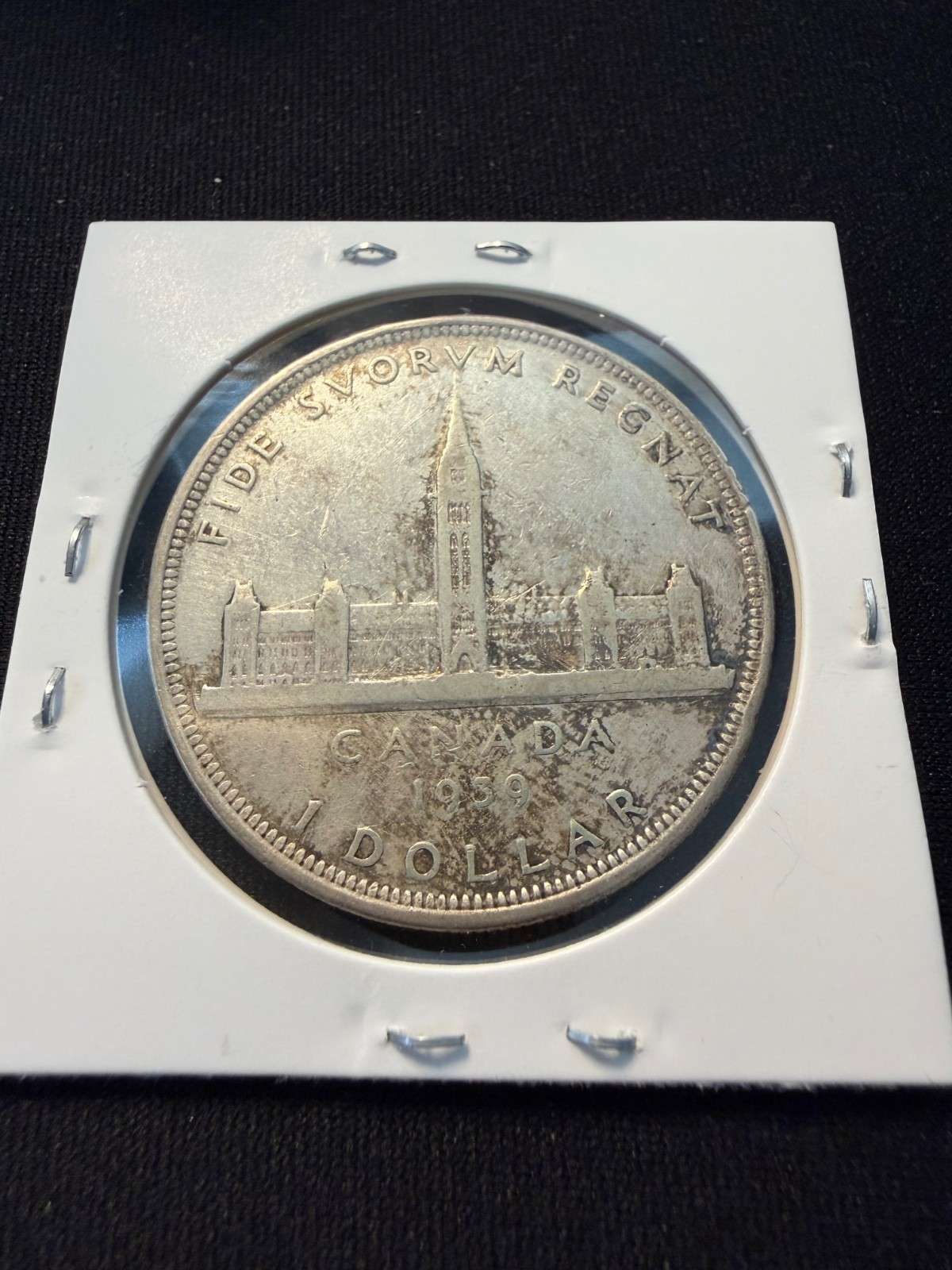 1939 Canadian Silver Dollar Coin