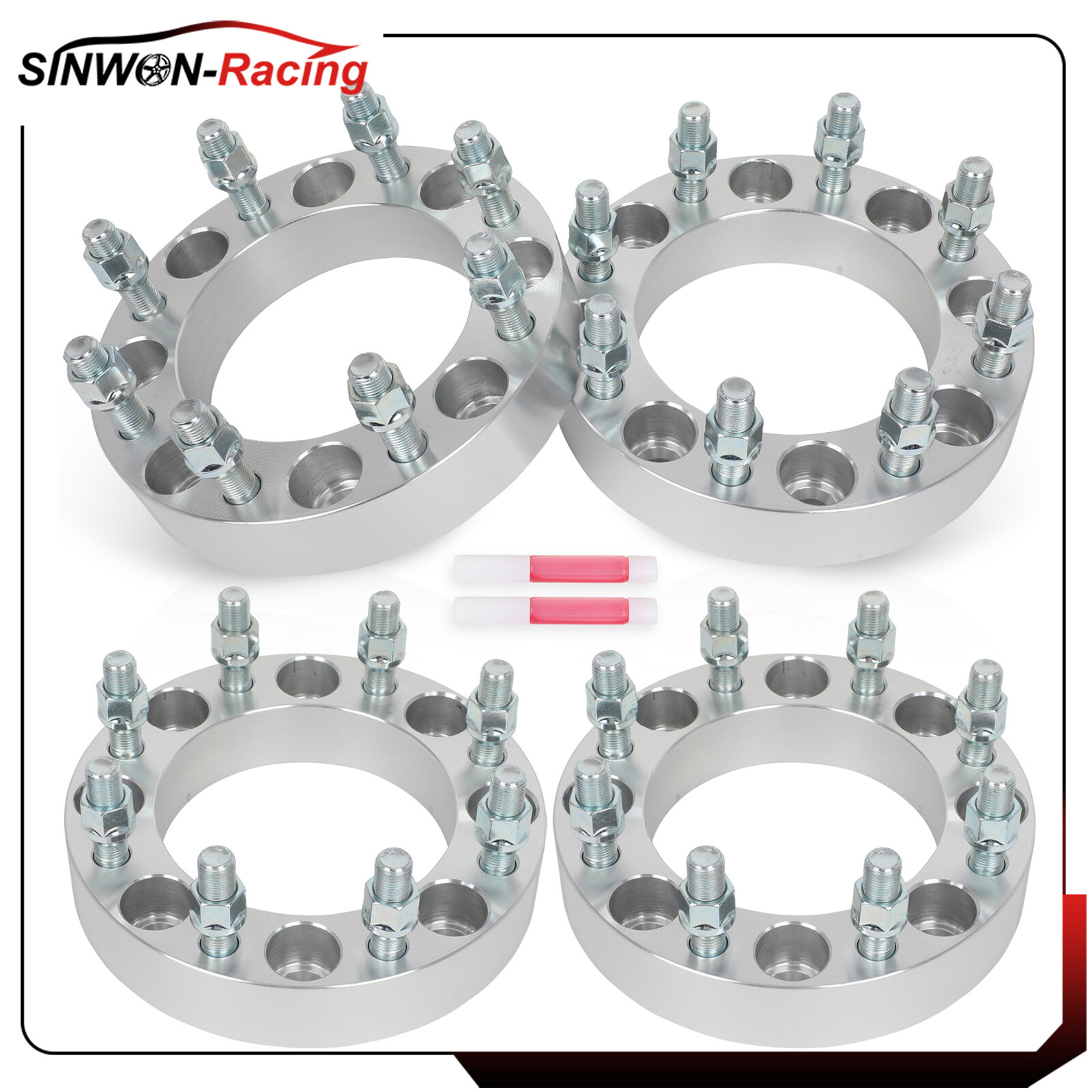 4pcs For Dodge Ram 2500 3500 Ford F-250 F-350 1.5" Wheel Adapters 8x6.5 to 8x170