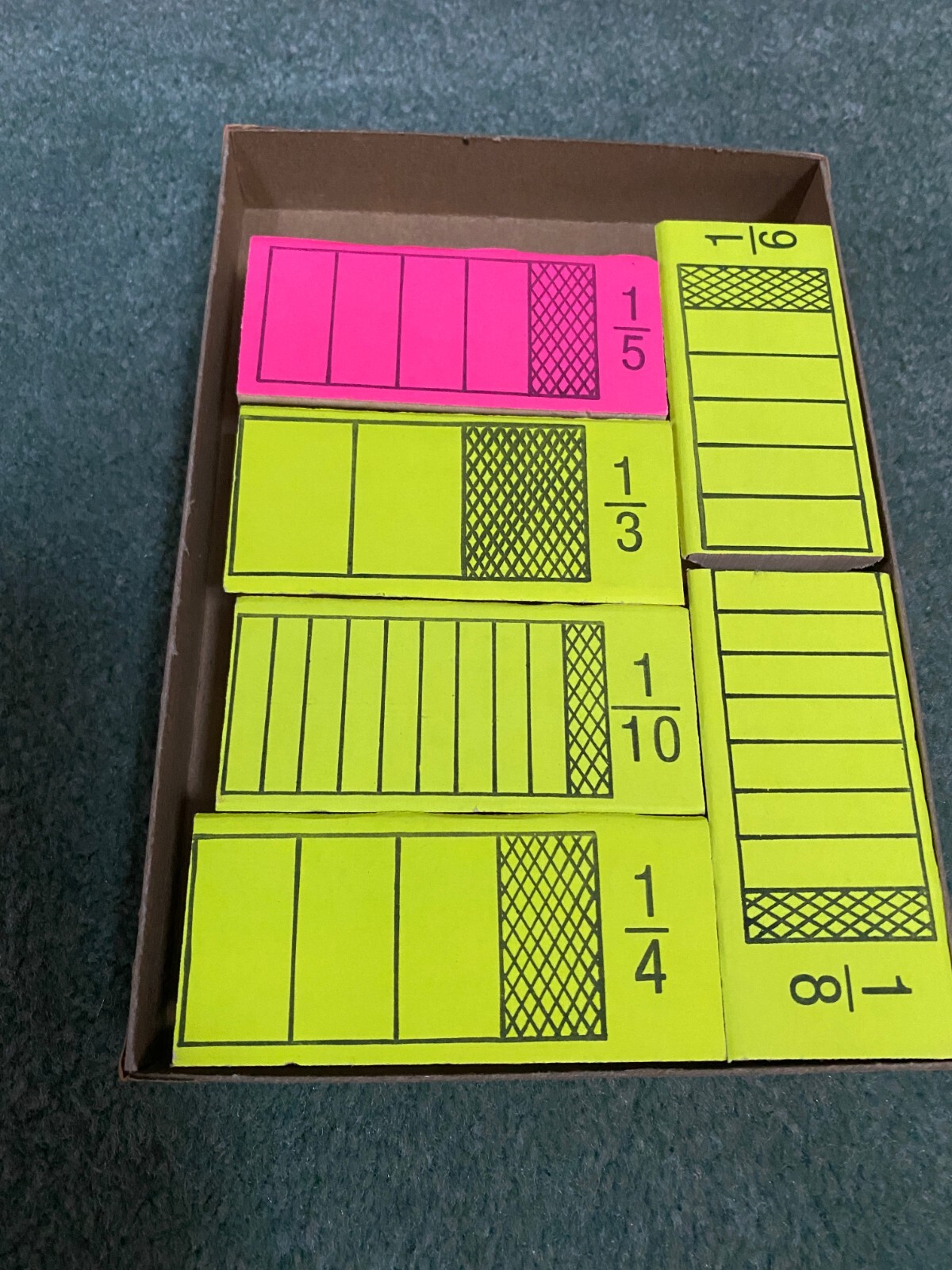 Center Enterprises, Fraction Rubber Stamps for Teachers