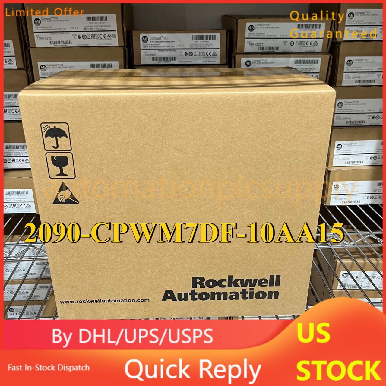 1PCS New AB 2090-CPWM7DF-10AA15 Servo Motor Power Cable US Free Tax