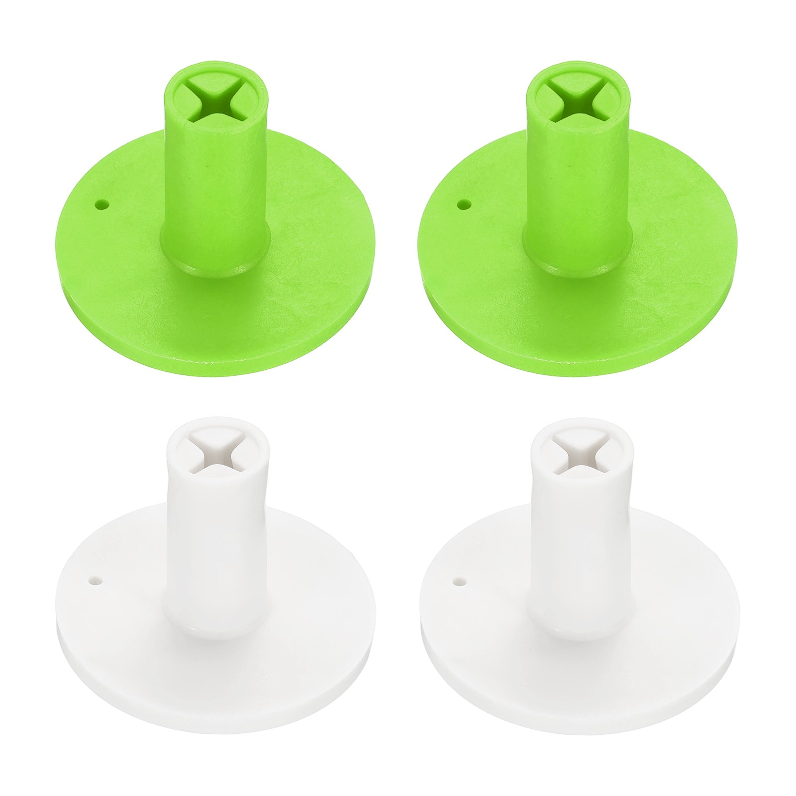 Rubber Golf Tee, 1.5Inch 2Colors 4Pcs Golf Practice Tees Training Driving Range