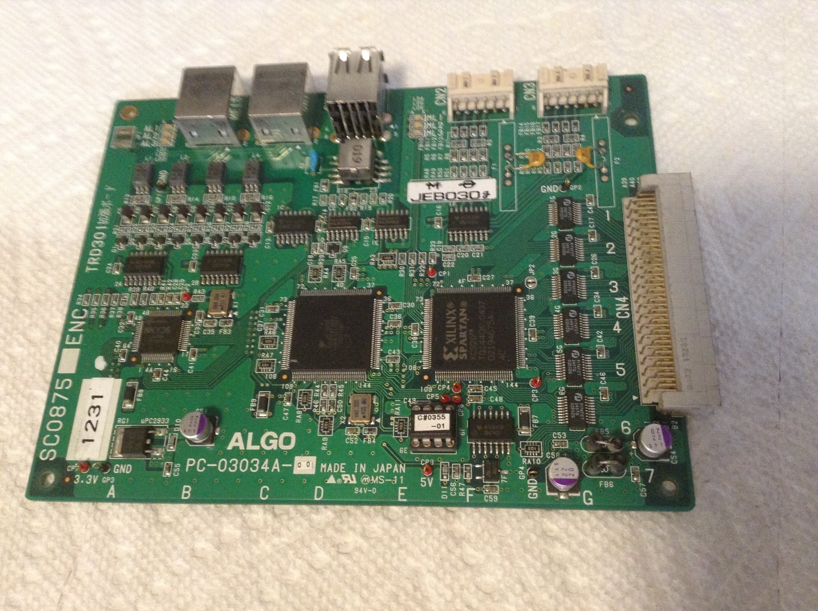 ALGO PC-03034A-00 Board SC0875 TRD 301