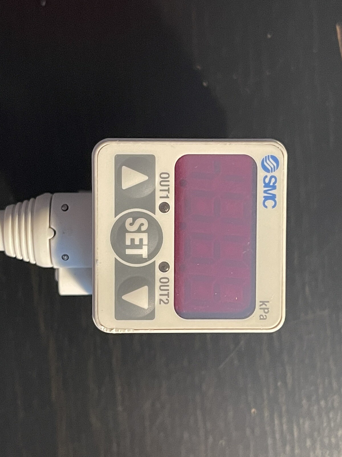 SMC Digital Pressure Vacuum Switch -- ZSE40-C4-30-M -- Used