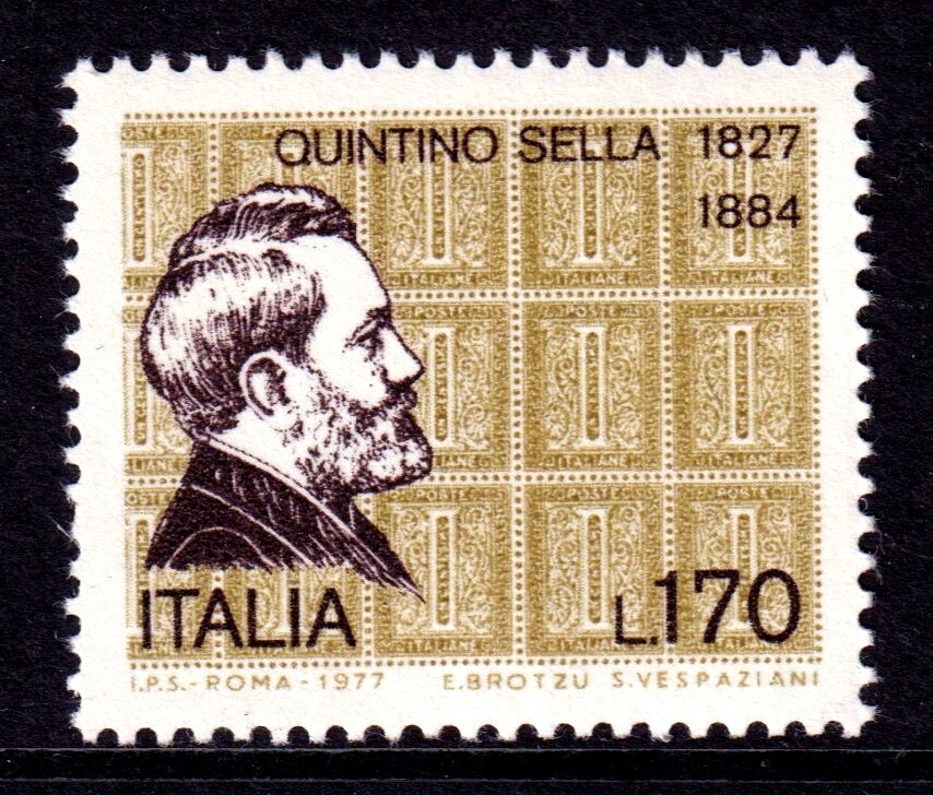 Italy 1977 Quintino Sella - Statesman Mint MNH SC 1285
