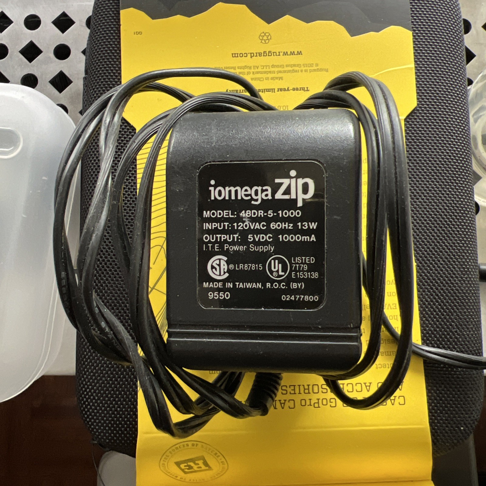 Genuine iomega Zip I.T.E. Power Supply 48DR-5-1000 5VDC 1000mA