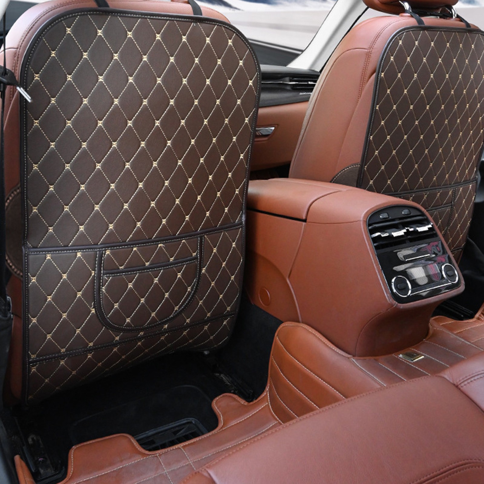 Auto Back Protector Tear Resistant Waterproof Artificial Leather Functional RWAU