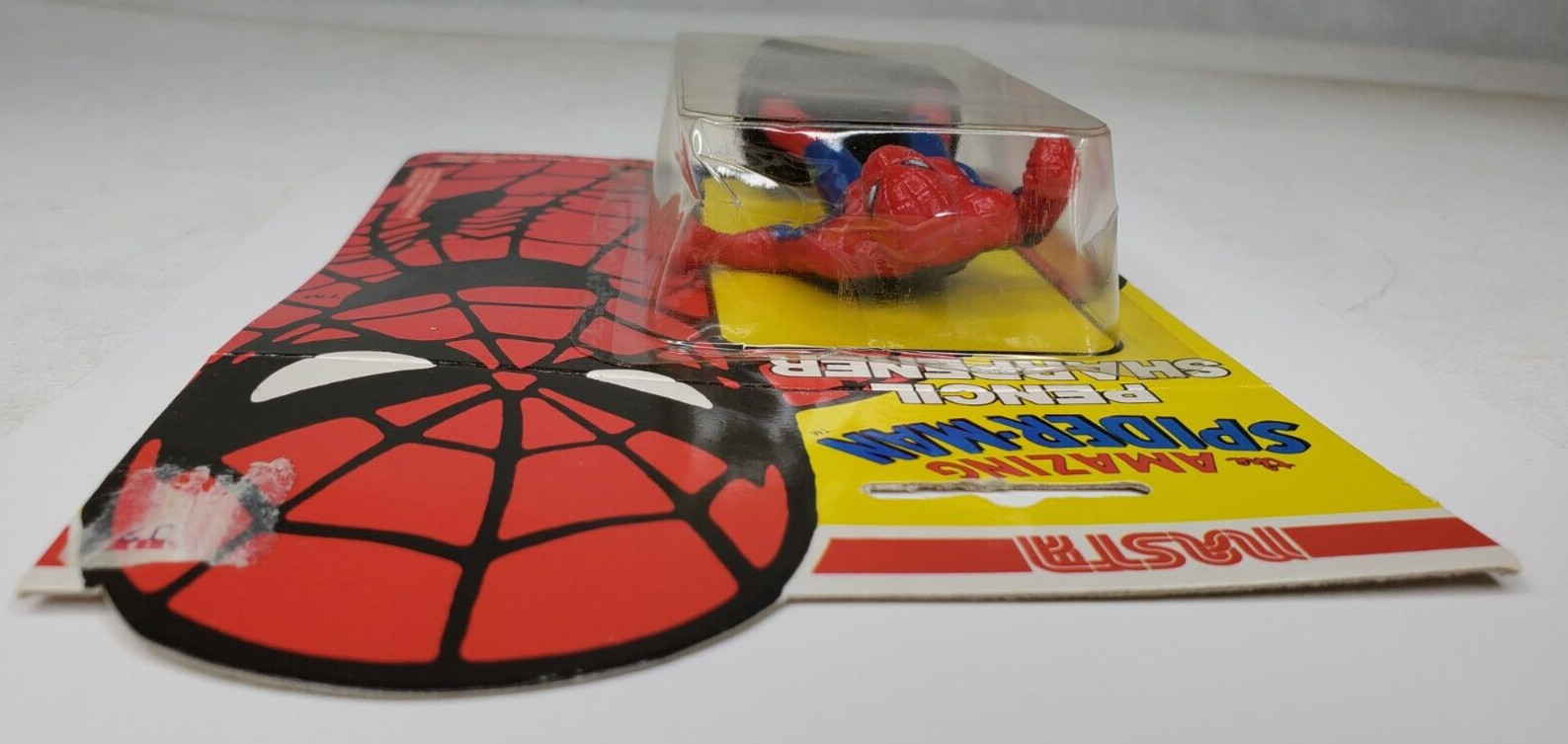 Vintage Spider Man Pencil Sharpner NEW 1980