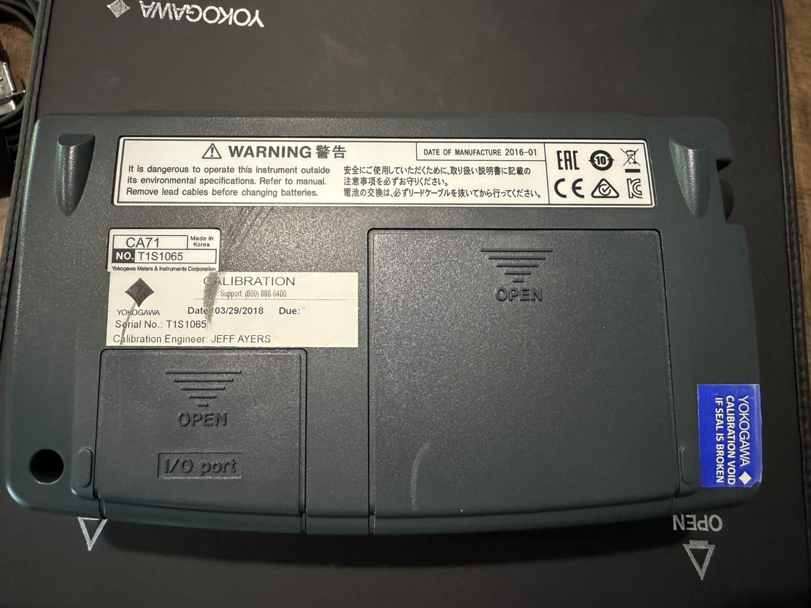 Yokogawa CA71 Handy Cal Multifunction Calibrator Excellent Condition