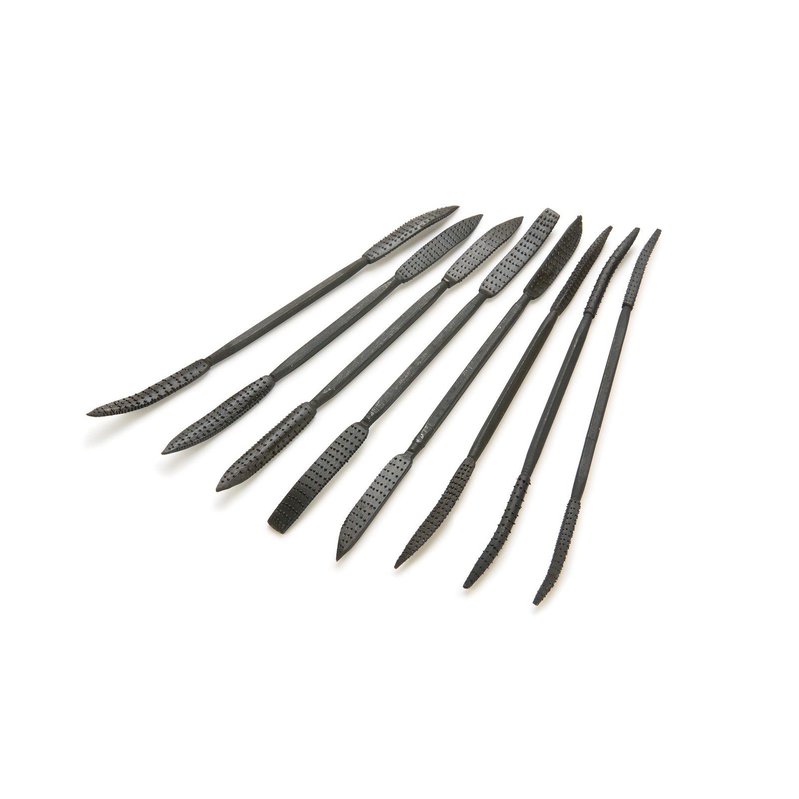 WOODRIVER Large Riffler Rasp Set - Coarse - 8-Piece