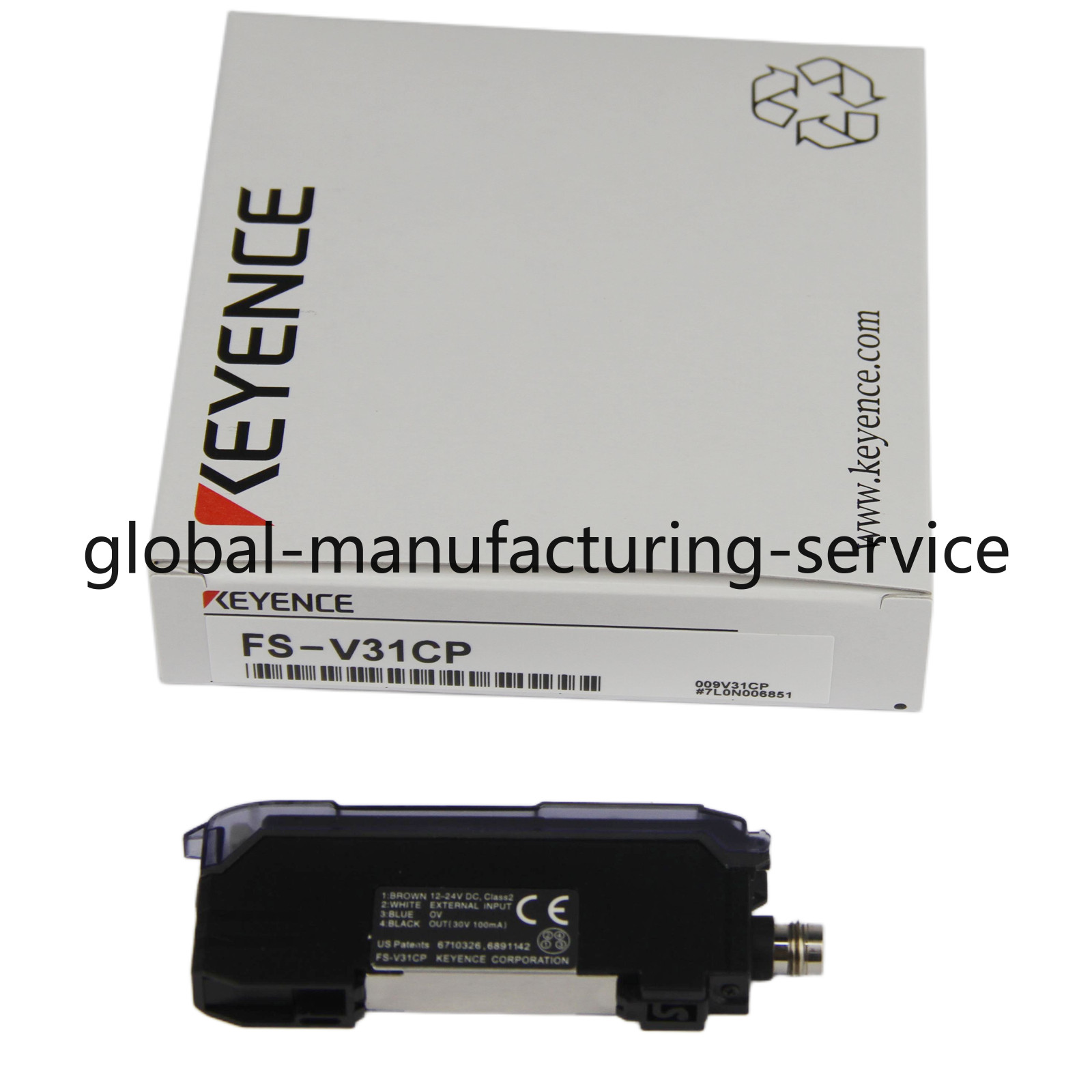 New In Bag KEYENCE FS-V31CP Fiber Optic Sensor Photoelectric Switch