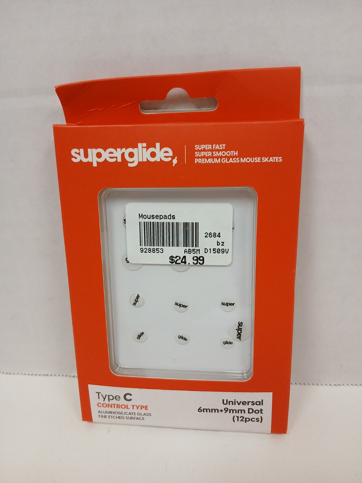Pulsar Superglide Skates Universal, White 6mm + 9mm Dot