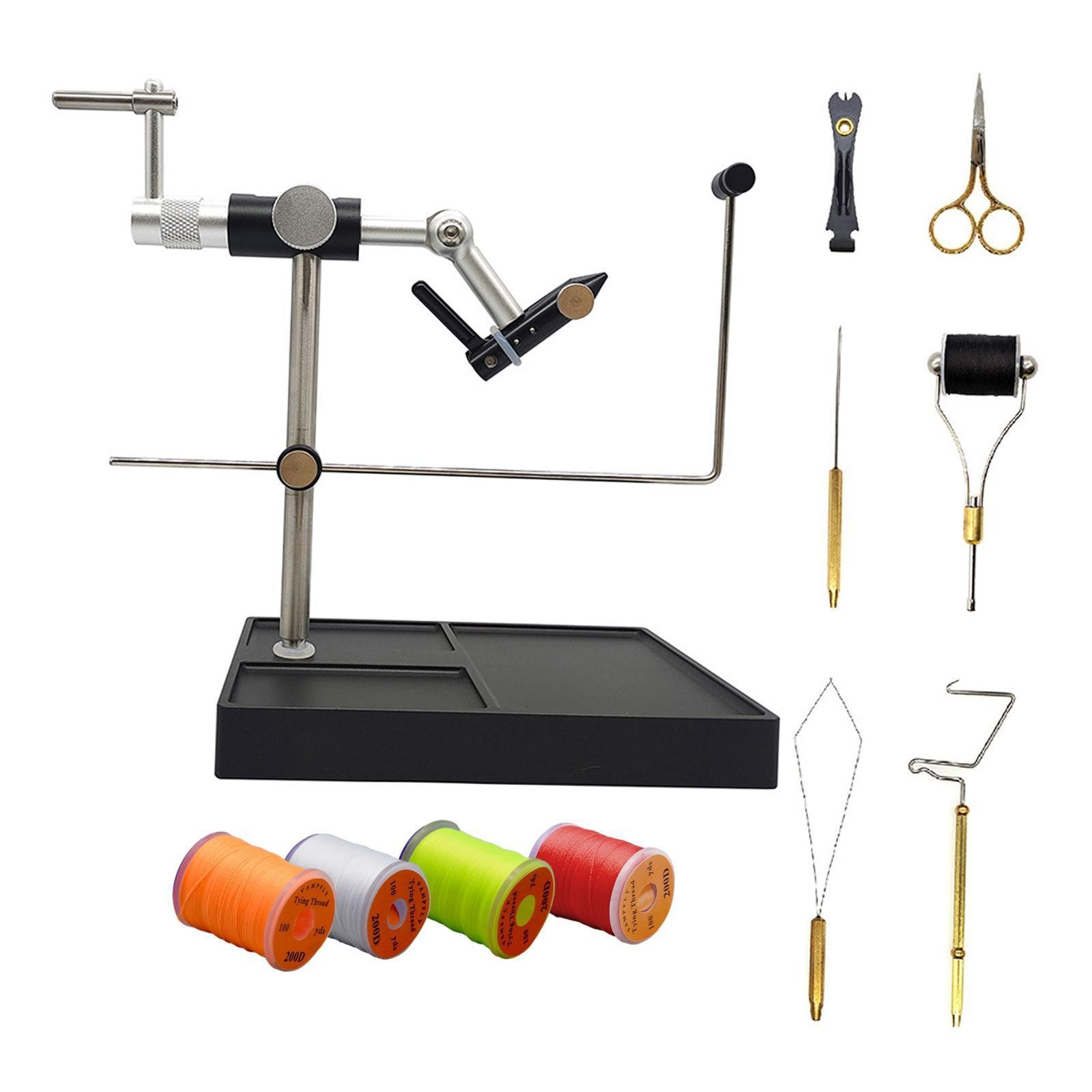 Rotary Fly Tying Vise Fly Tying Station Fly Making Tool