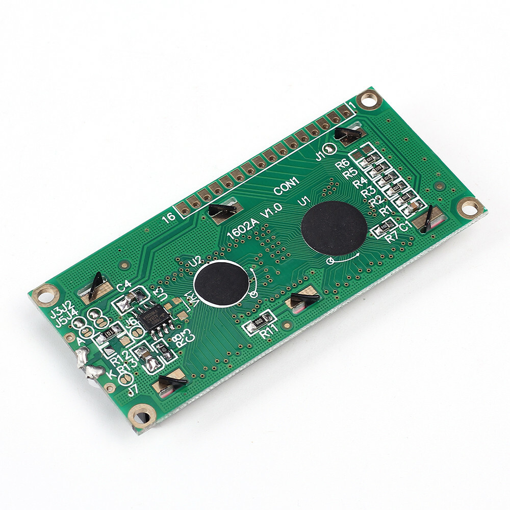 DC 5V LCD 1602A 16x2 Dot Matrix Red Character LCD Screen Module Black Background