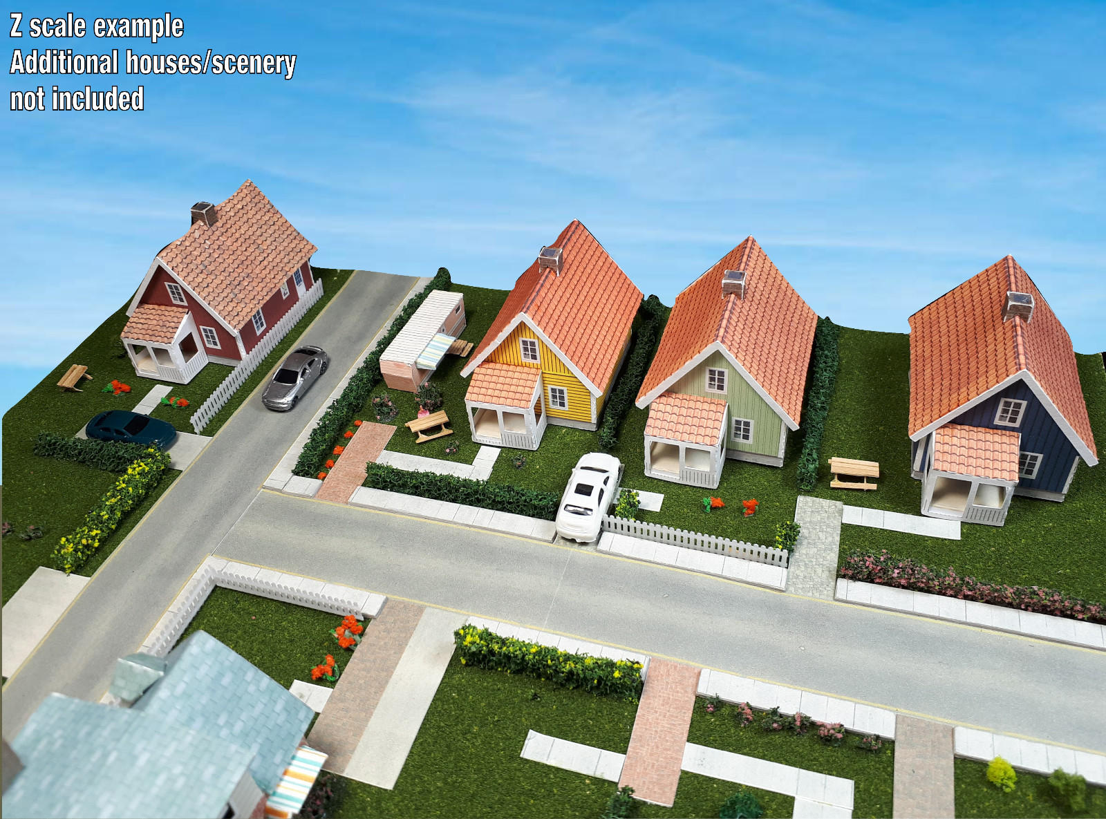 N Scale Building - Cover Stock(paper) Pre-Cut Nordic Style house - NS4P