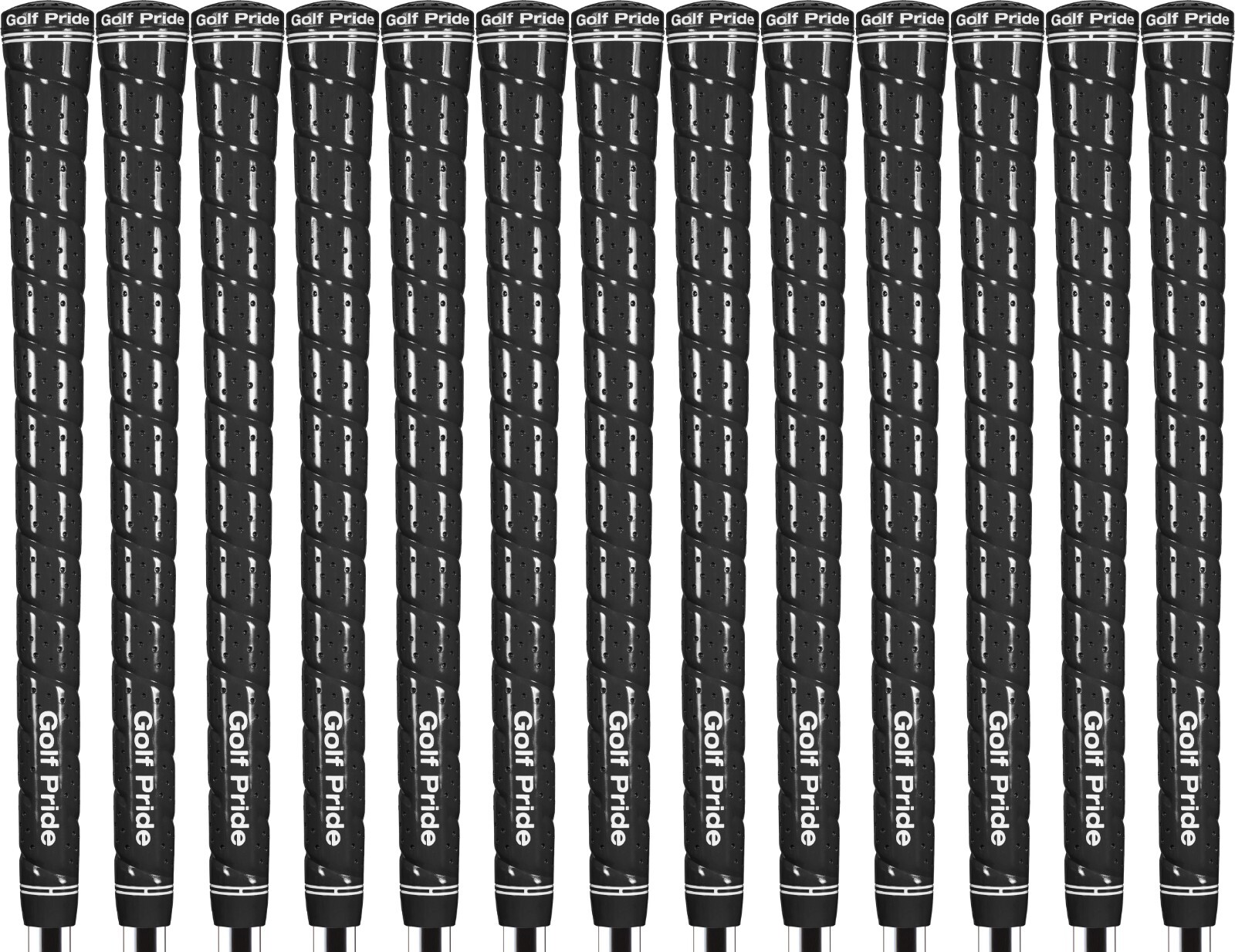 Golf Pride Tour Wrap 2G Golf Grip Midsize Black - Set of 13 - High Tack