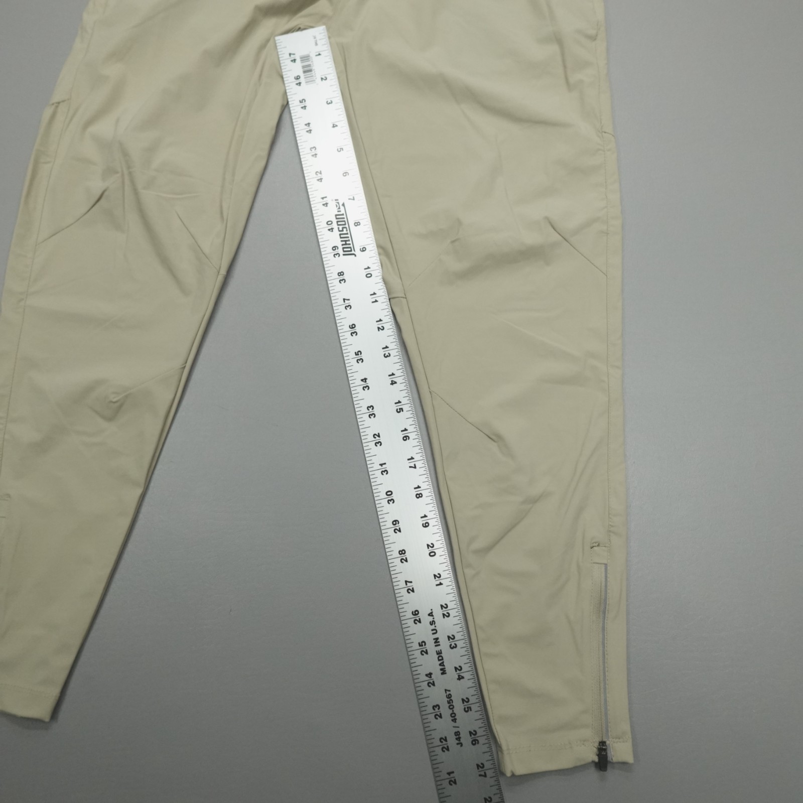 Kenneth Cole Active Tech Jogger Ankle Zip DWR Lightweight Reflective Sandstorm