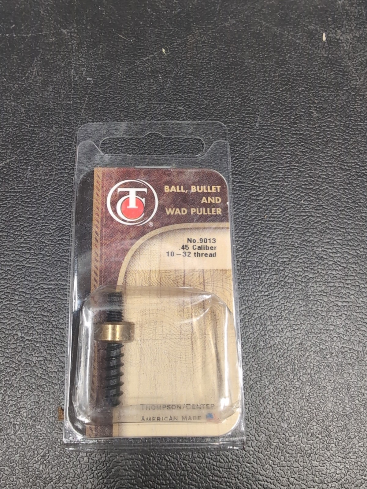 Thompson Center Ball Bullet & Wad Puller No. 9013 .45 Cal 10-32 Thread 🇺🇸 NEW