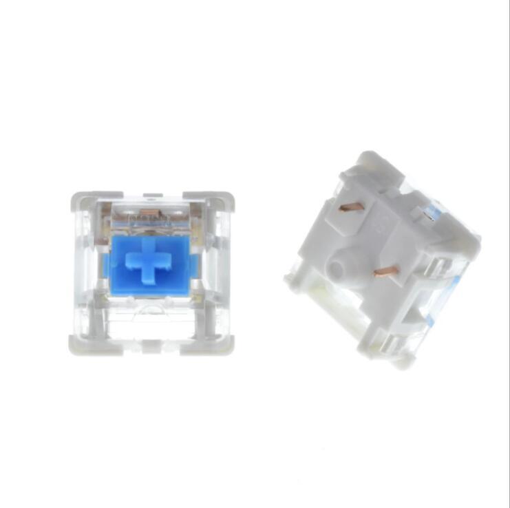 10-100Pcs For Cherry MX Mechanical Switch Keyboard Blue 3 Pins RGB Replacement