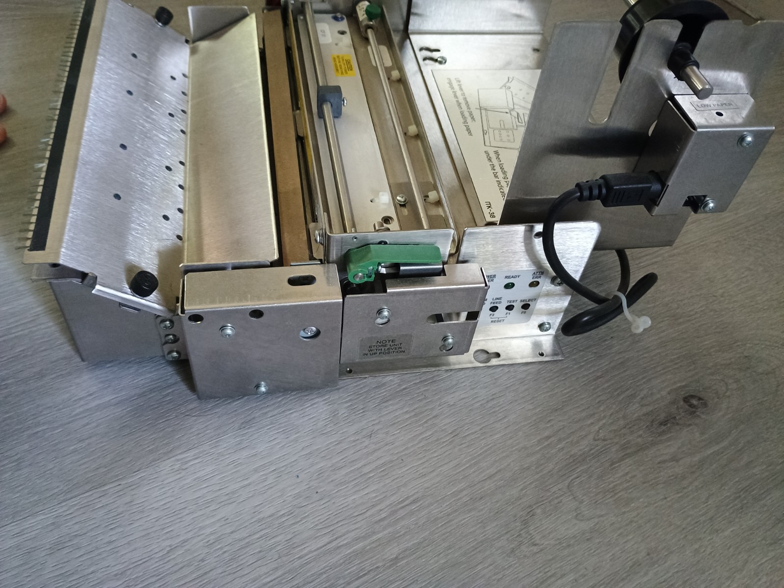 Practical Automation ITK-38-LC Part C15-1158-1 Thermal Printer UNTESTED