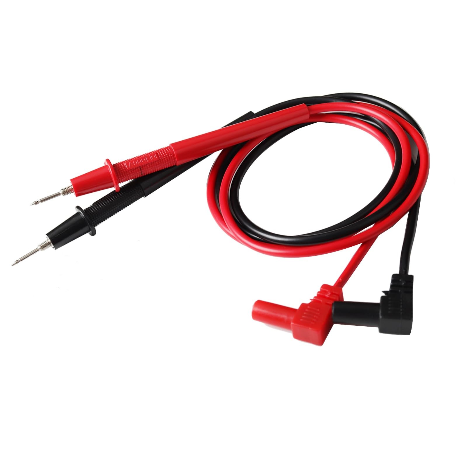 Bectyton 2Pcs Multimeter Test Leads, 1000V10A Leads Black and Red