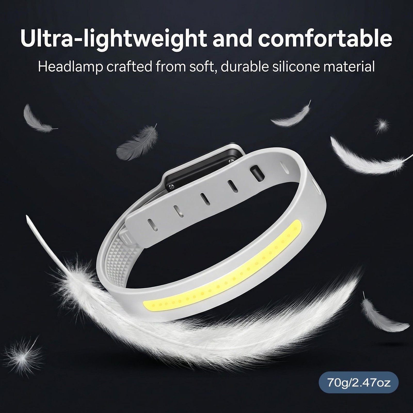 LED Rechargeable Armband Running Lights Jogging Walking Hiking 6 Pack