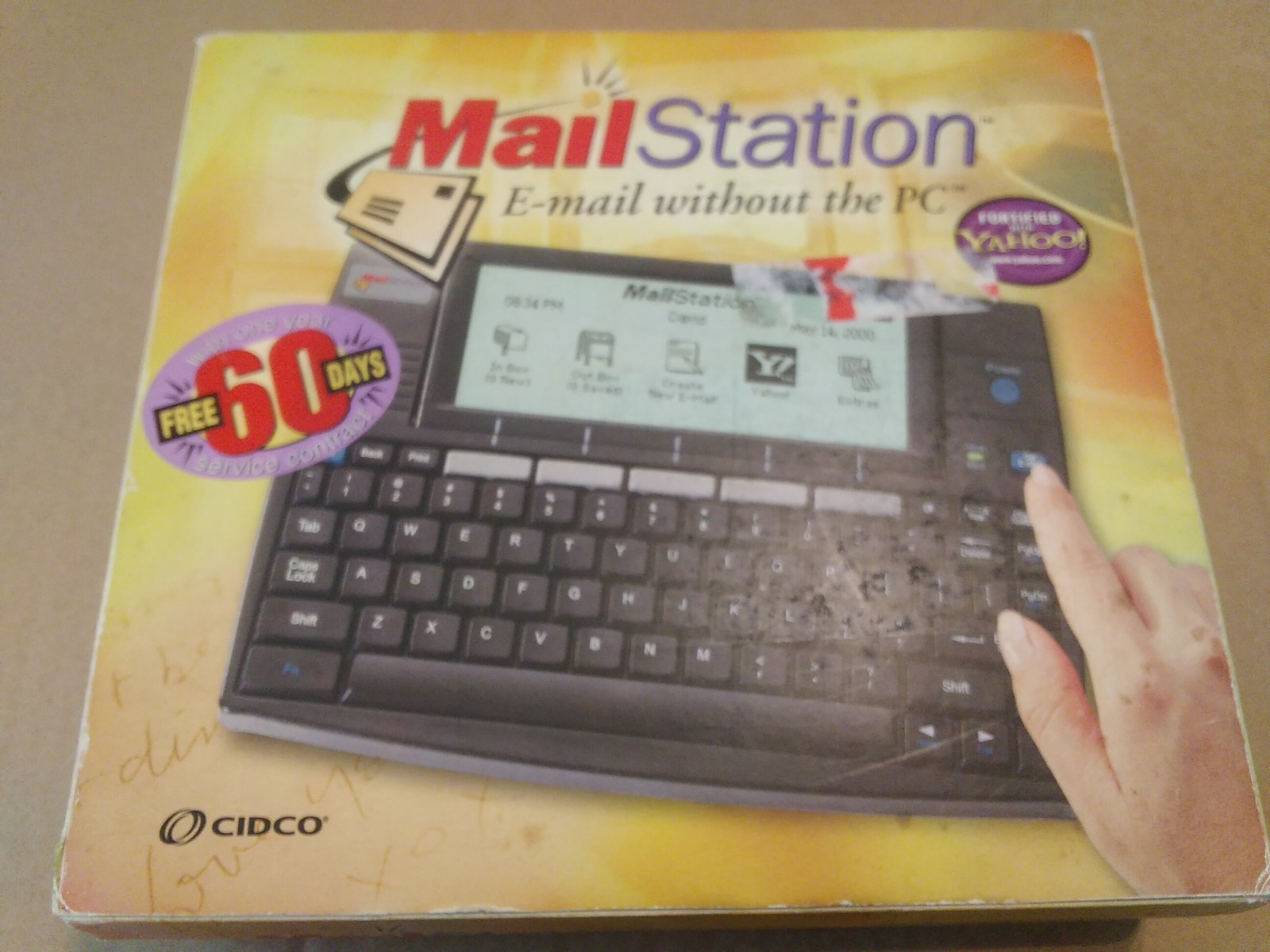 Vintage 2000 Cidco MailStation Email without the PC Fortified with Yahoo! in box