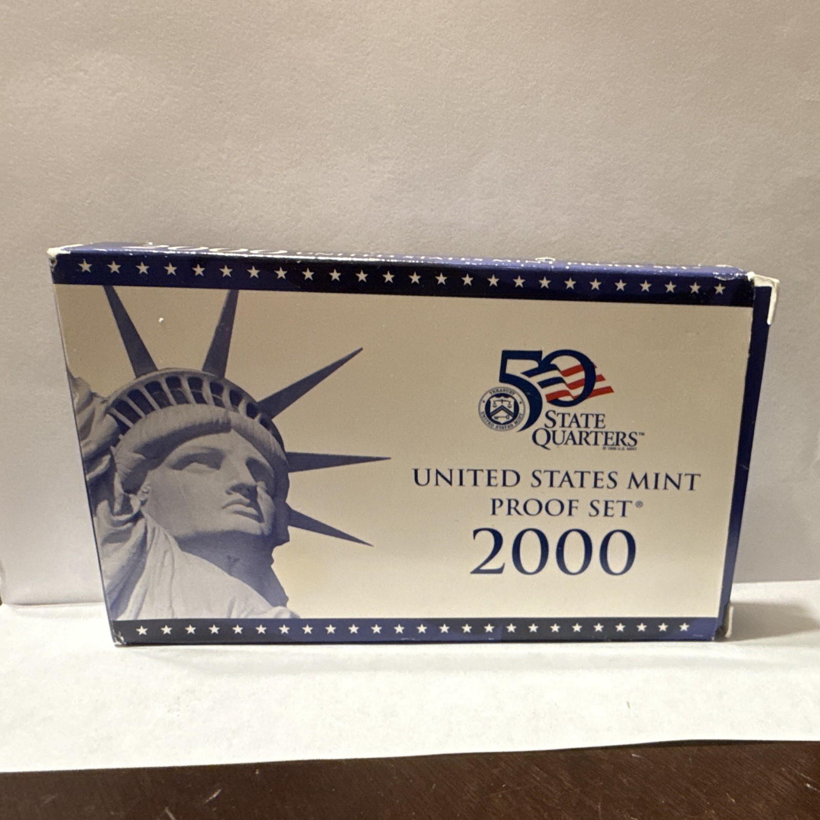 United States Mint 2000 Proof Set 50 State Quarters San Francisco w/ Box COA