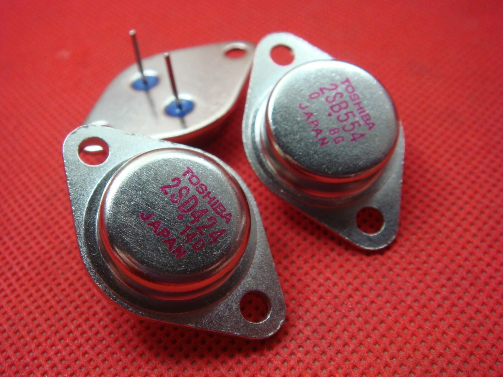 5 PAIRS For Toshiba 2SB554 2SD424 Power Transistor TO-3