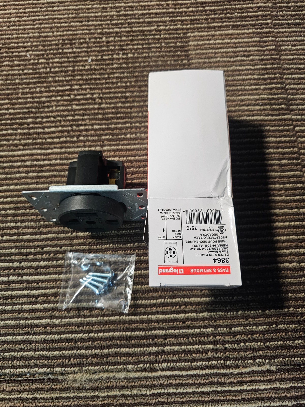 (QTY 10) Pass & Seymour 3864 Dryer 30A Outlet Receptacle NEMA 14-30R 125/250V