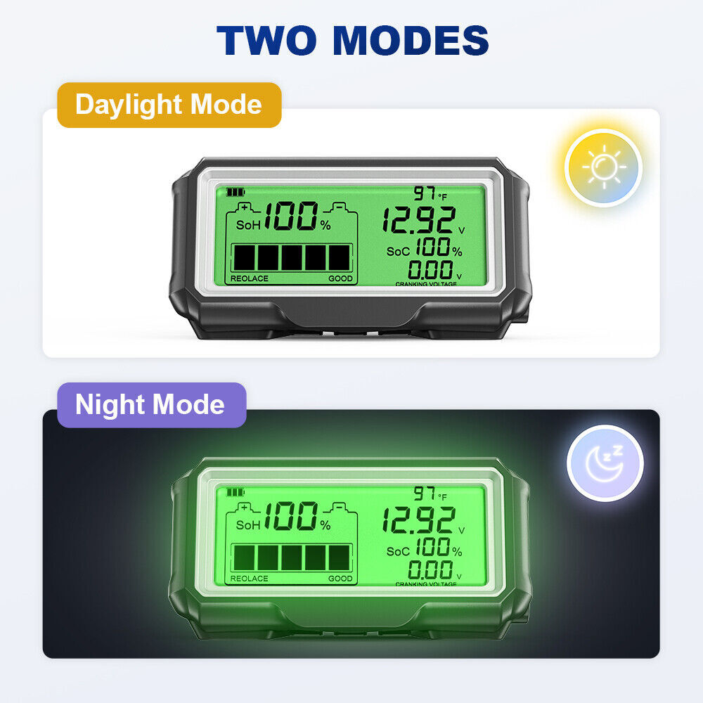 ANCEL BM200 PRO LED Battery Tester Battery Health SOH SOC Tester Analyzer 12V