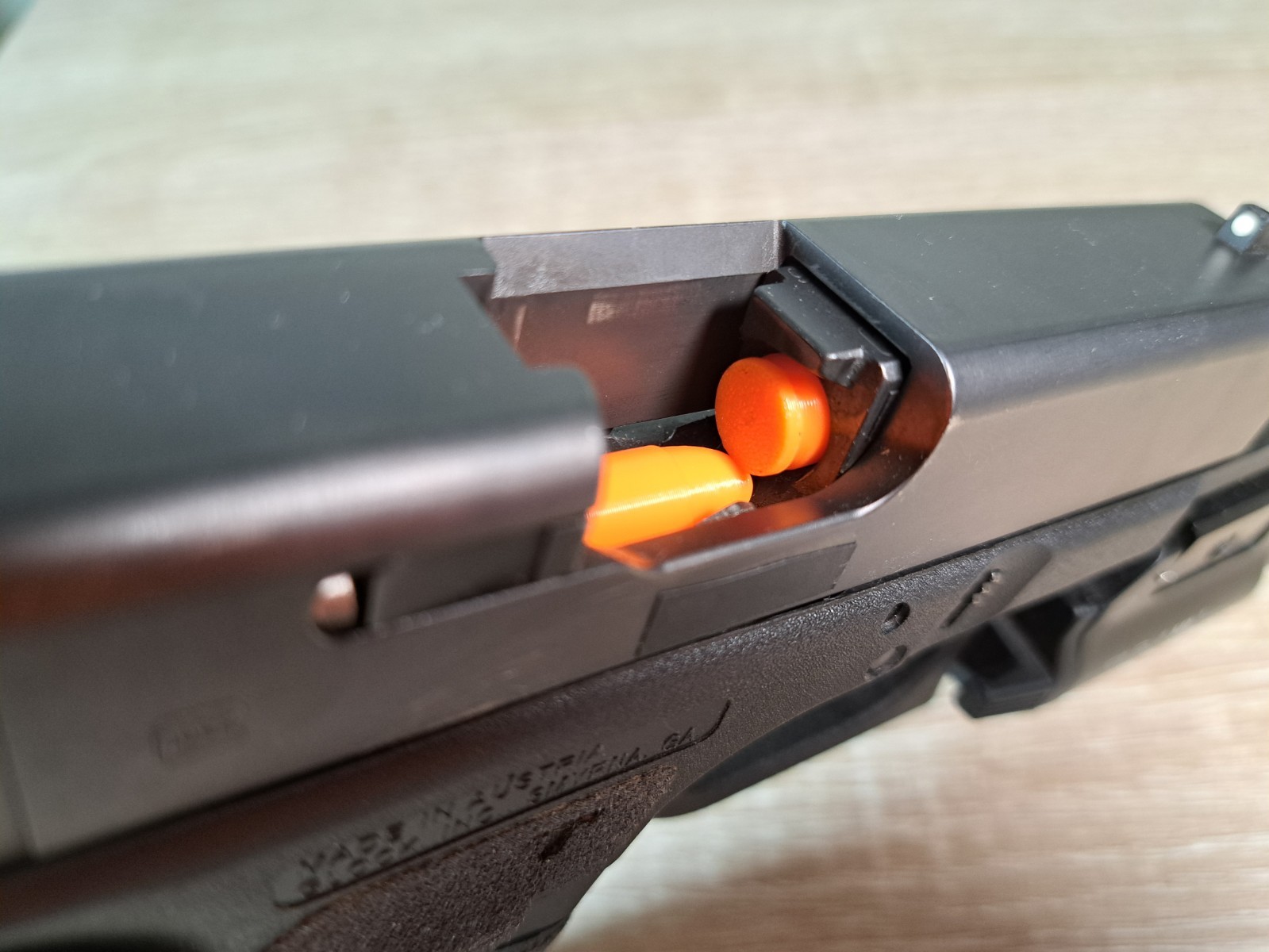 9mm Dummy Rounds, Snap Caps | Training | Dry Fire | 100% Solid Infill | 25 Pack