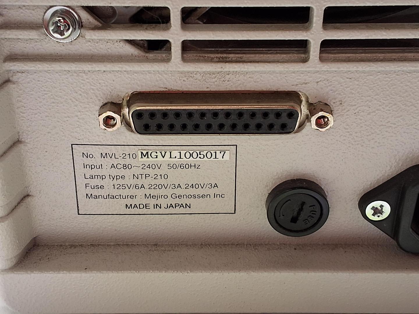 MEJIRO M-VISUAL LIGHT SOURCE MVL-210