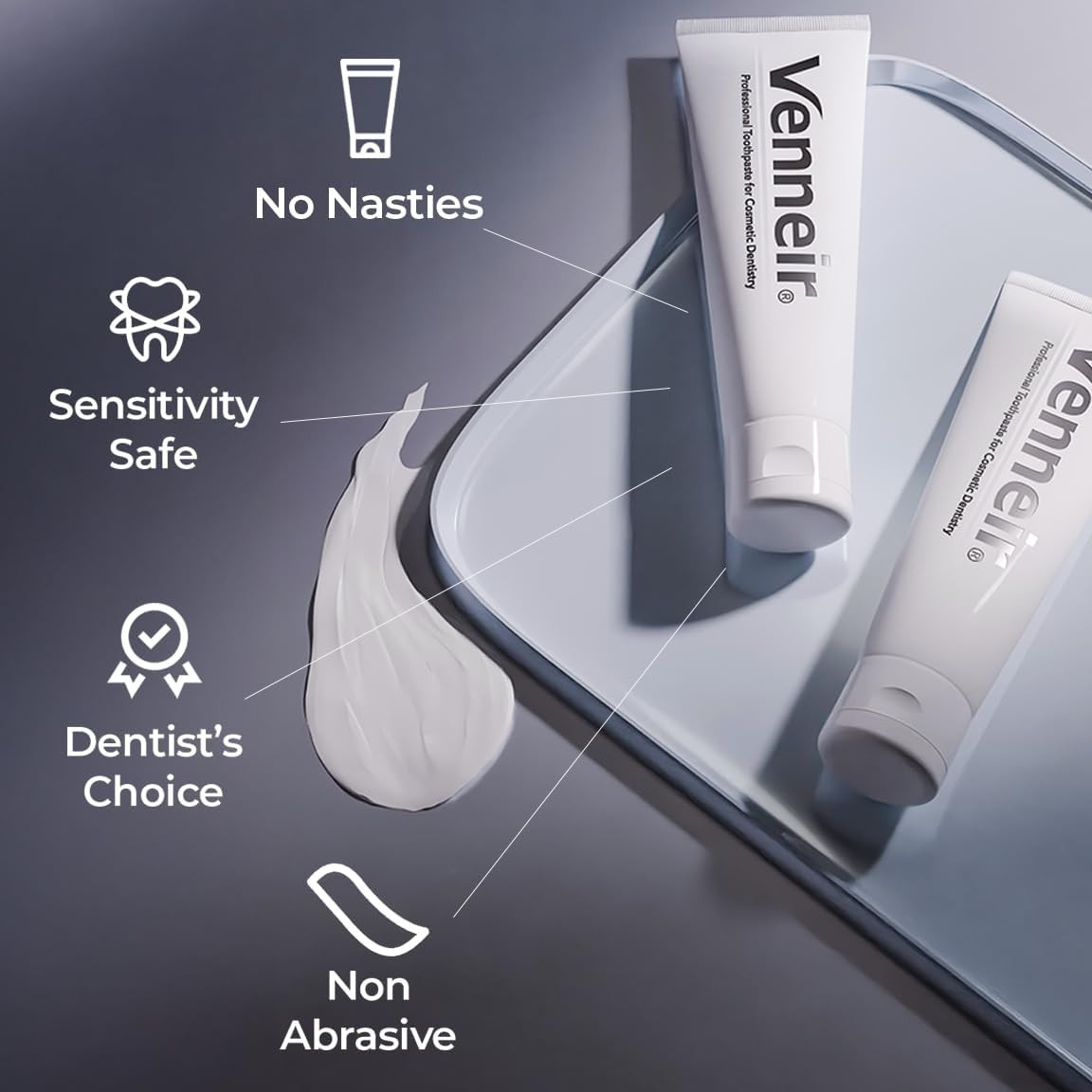 ® Professional Toothpaste for Veneers, Implants, Bondings, Crowns & Sensitive Te