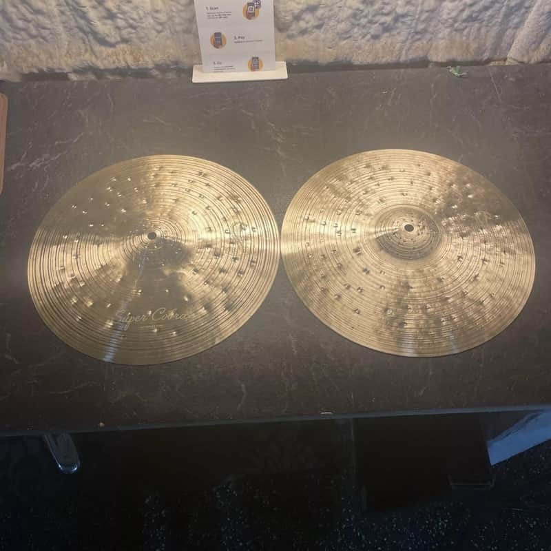 WILD BULL Super Cobra Series Hand Forged & Hammered 14"hi hat set
