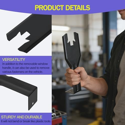 76951 Window Handle Removal Tool - Universal Fit | Car Door Panel Clip