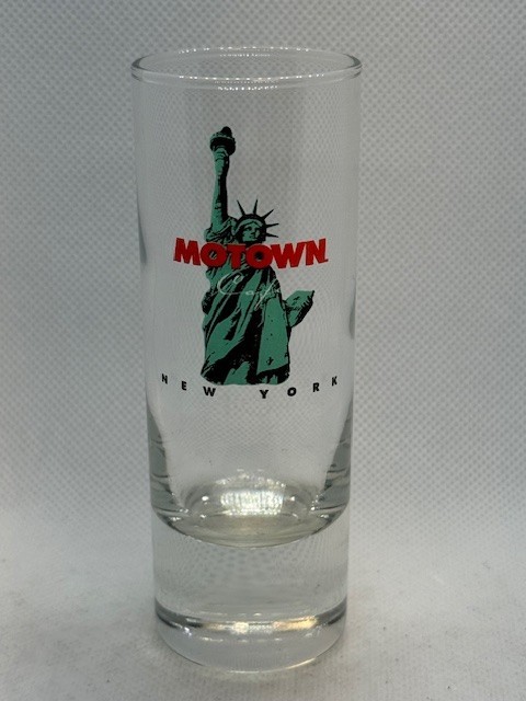 Motown Cafe New York Tall Clear Shot Glass
