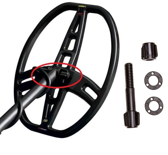 Coil Mounting Hardware SET Bolt & Nut Garrett Metal Detector ACE APEX AT PRO MAX