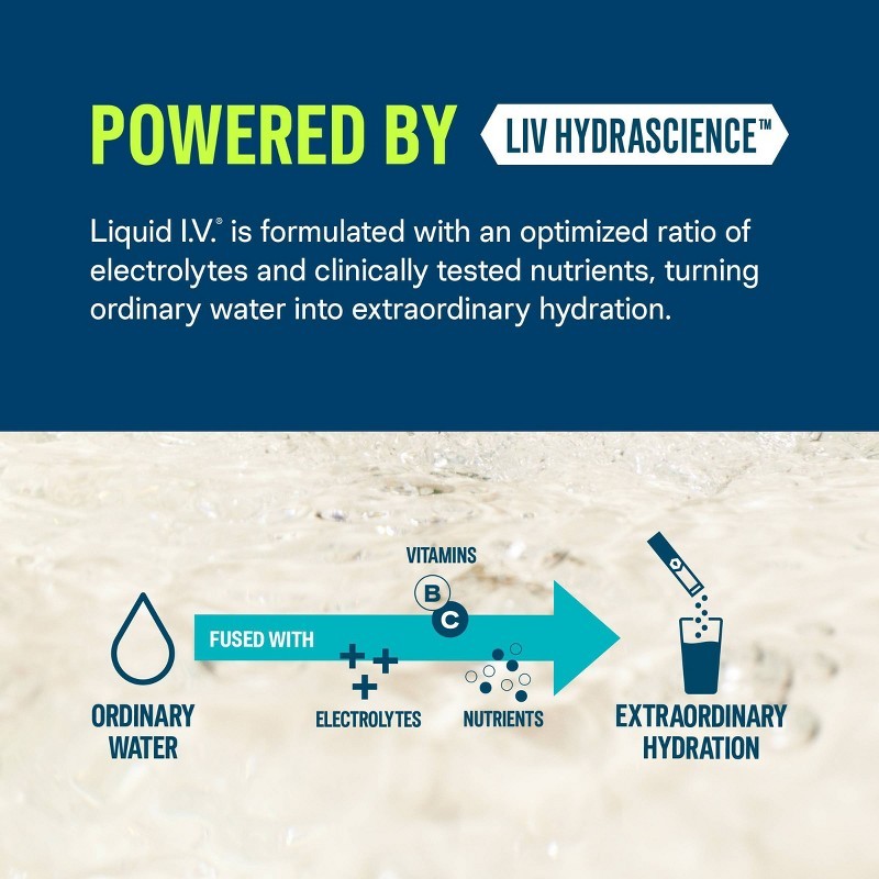 Liquid I.V. Hydration Multiplier Electrolyte Powder, Popsicle Firecracker 10ct