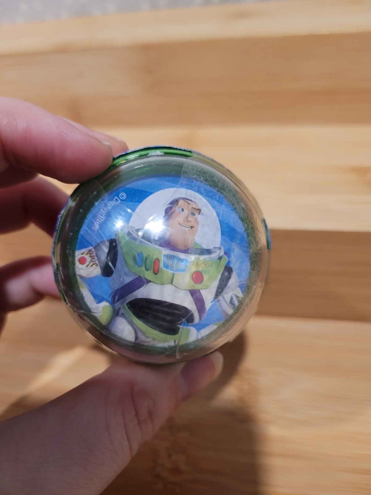 1999 Vintage Toy Story 2 Buzz Lightyear Yo-Yo Clear Ball Toy Sealed NOS